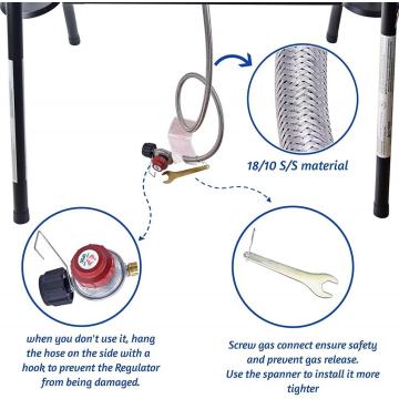 Cast Iron High Pressure Propane Camping Burner Stove