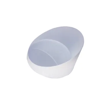 High Precision 12.5mm Optical Fused Silica Quartz Glass Round Wedge Prisms