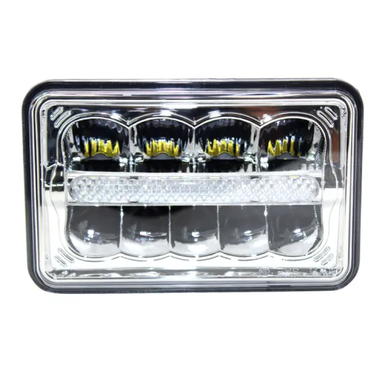 4"X6" Rectangular Hi/Low Beam 45W LED Work Spot Light Headlight with DRL for Driving Offroad Car Tractor Truck SUV ATV 12V 24V