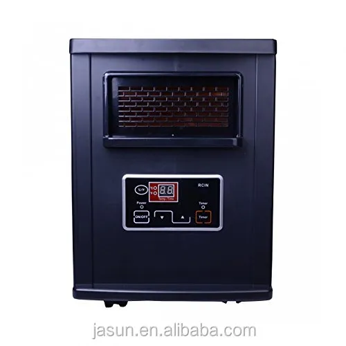 Homeleader IWH-07 1000W Digital Infrared Quartz Heater - Black with Remote Control