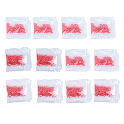 Fish Tackle Rubber Bands For Fishing Bloodworm Bait Granulator Bait Hot Red Fishing Accessories 12Bags/2400Pcs