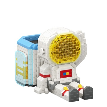 MOYU 97017: Innovative Micro Blocks Pen and Phone Holder with LED Light for Kids