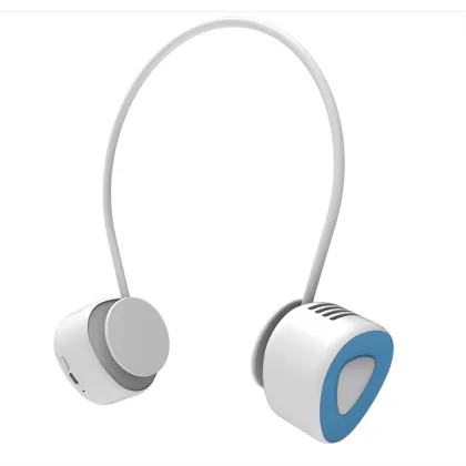 Portable USB Rechargeable Neckband Fan - Leafless Mini Bladeless Fan