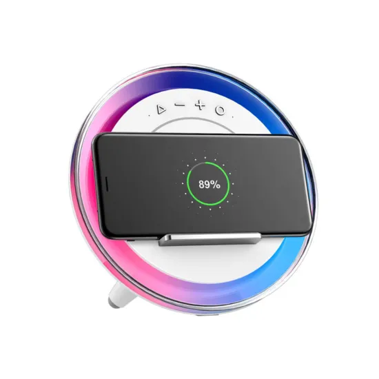 Wireless Charging Speaker with Atmosphere Lights for Hotels, Bars, and Cafes