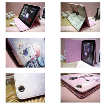 Bling Diamond Leather Smart Case for iPad Air with Inner Slim PC