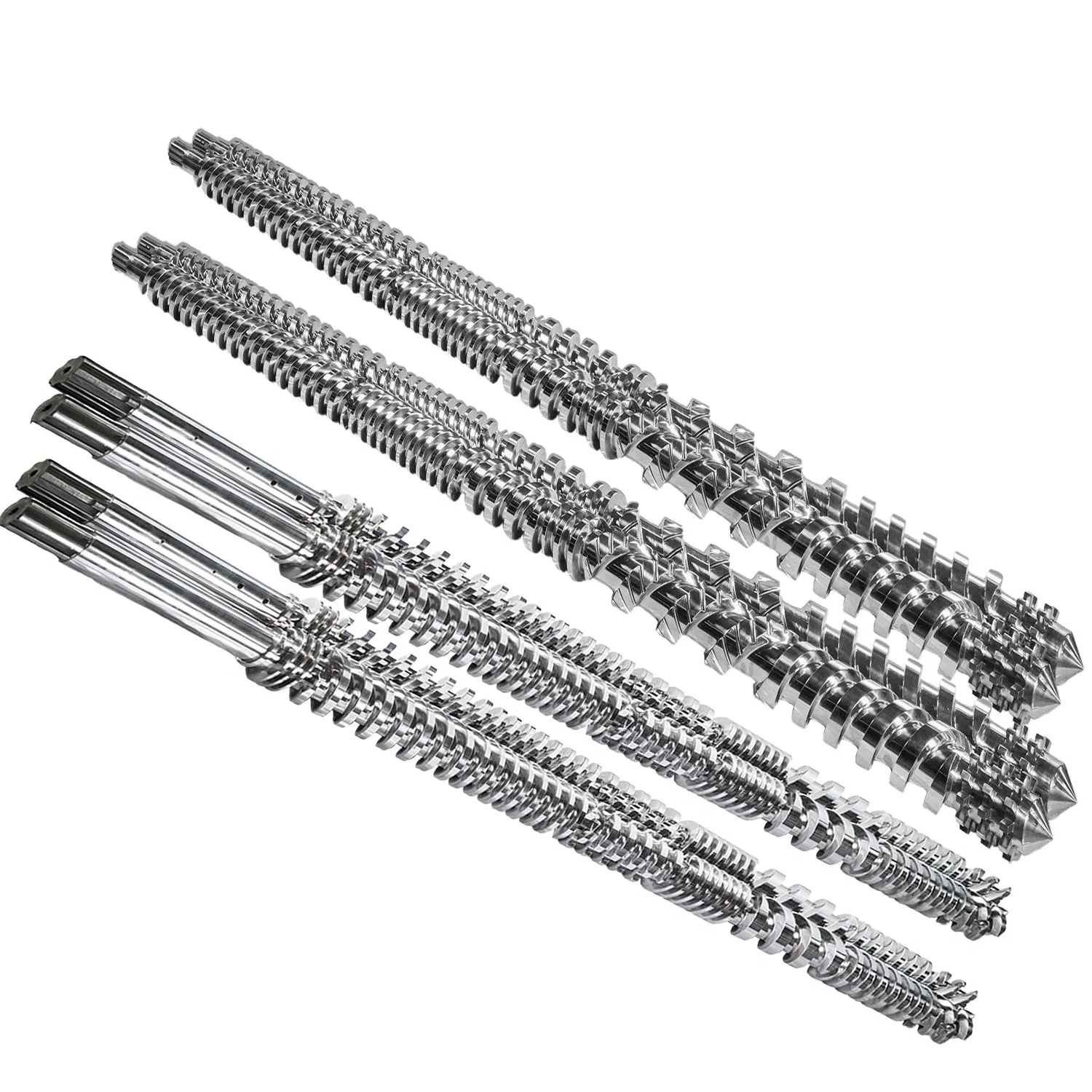 Long-life tungsten-carbide-coated alloy screw barrel