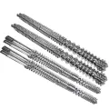 Long-life tungsten-carbide-coated alloy screw barrel