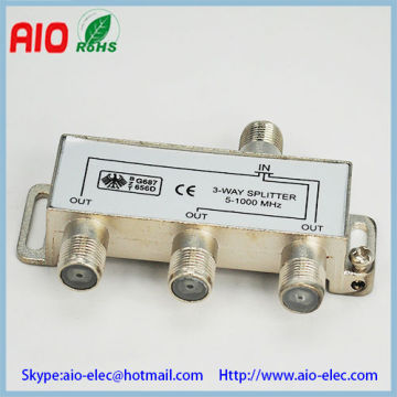 5 to 1000MHz 3 way splitter for CATV antenna