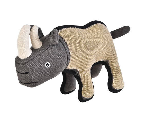 ألعاب Rhinoceros Plush للحيوانات الأليفة الصغيرة المعروضة للبيع