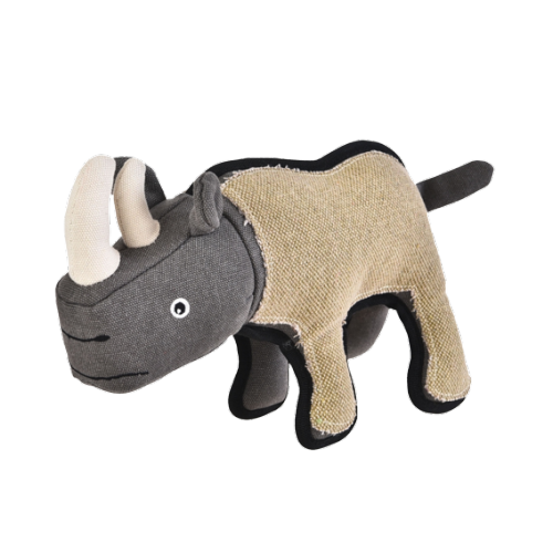 Rhinoceros Plush Toys สำหรับสัตว์เลี้ยงขนาดเล็กลดราคา