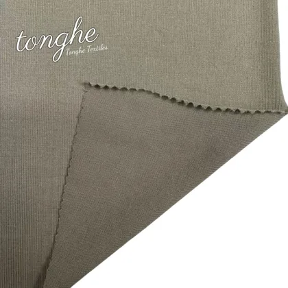 Modal Stripe Terry Soft Blend Fabric