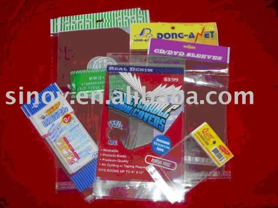opp bag with printing header