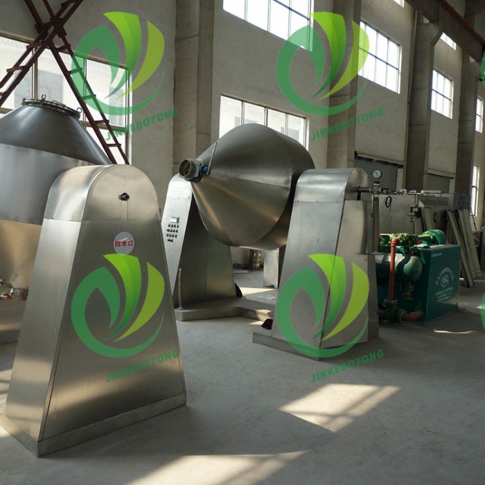 Efficient Double-Cone Vacuum Drying System