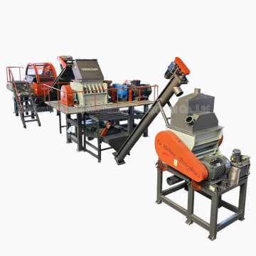 Rubber Crumb Waste Tyre Recycling Machine 1-7mm