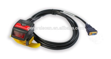 GS R1000S 1D Laser Mini Ring Barcode Scanner for PC, Laptop via RS232 Port