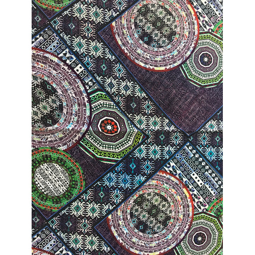 Ethnic Texture Rayon Challis 30S Printing Woven Fabric