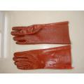 Brown PVC Heavy Duty Terry Toweling Liner Handschuhe