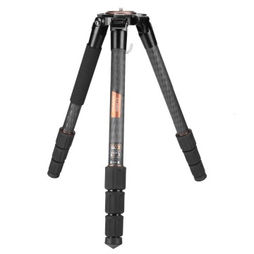 154cm Professional Heavy Duty Carbon Fiber Camera Tripod with 75mm Ball and Flat Base Adapter