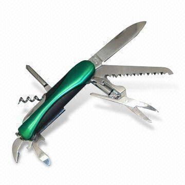 11-fold Multi-tool Knife with Stainless Steel Blade
