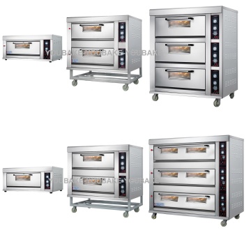 Electric and Gas Pizza Ovens for Commercial Bakeries - 1, 2, and 3 Layer Deck Ovens for Sale