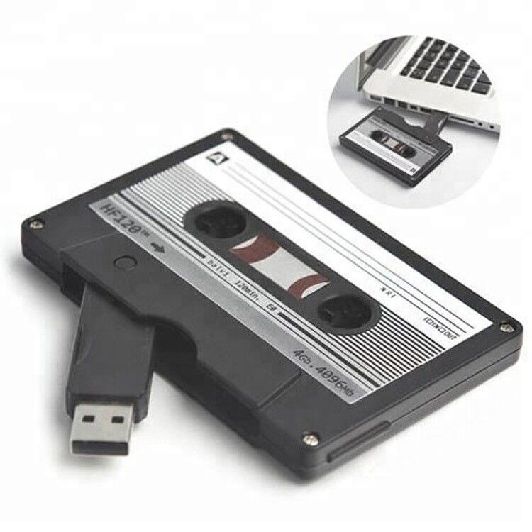 Video de plástico USB Tape Shape Music Flash Drives