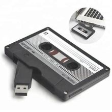 USB شريط الفيديو البلاستيكي شكل محركات فلاش الموسيقى