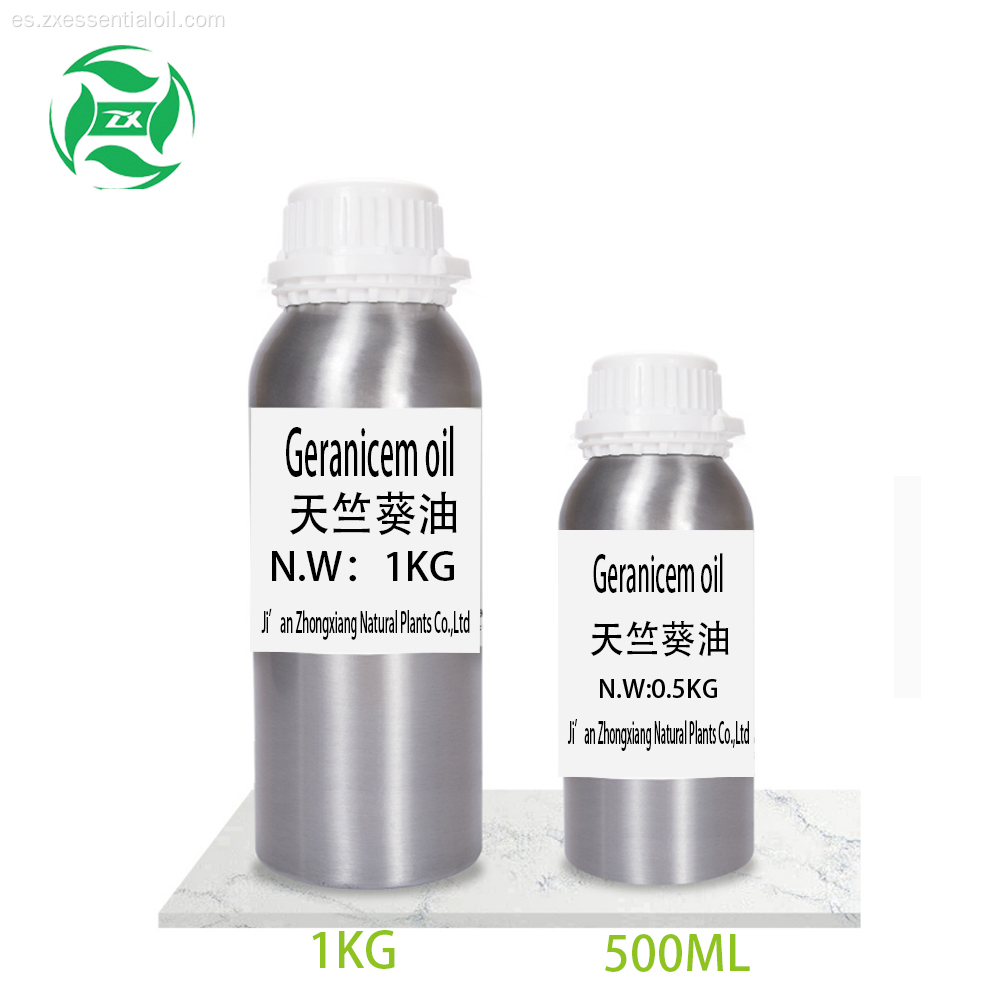 Aceite esencial de geranio de grado alimenticio 100% puro certificado