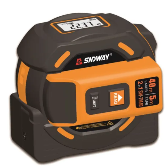 Factory Price 2-in-1 Digital Laser Distance Measure Tape with 40m Range: Accurate Measurement Tool