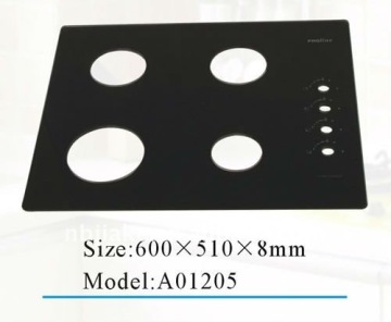 Gas cooker glass