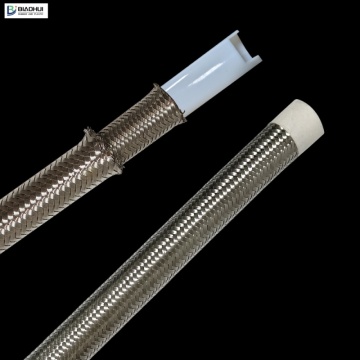 Ultra High Pressure PTFE Bellows Double Braided Hose Pipe