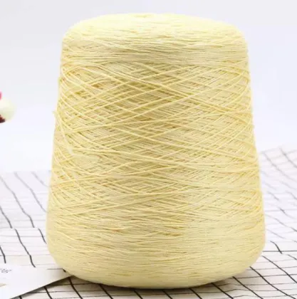 Combed mercerized cotton yarn