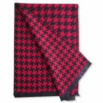Scarf, Made of 100% Viscose, Customized Designs are Welcome