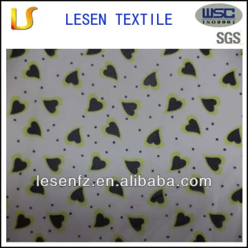 flower design printed chiffon fabric with dots