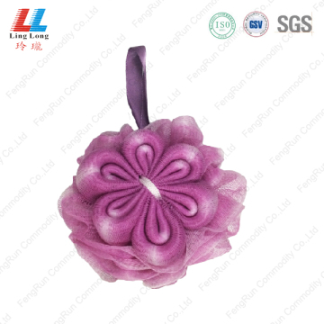 Luxury mesh flower bath sponge ball