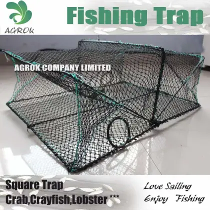 Folding Square Trap Crayfish Trap Crab Cage