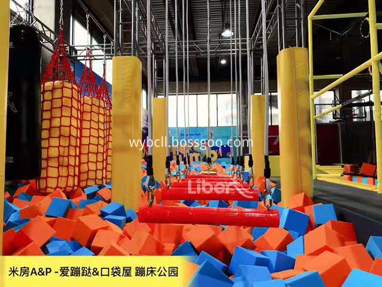 Trampoline Park Ninja Course