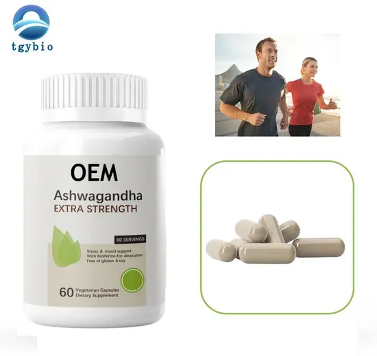 OEM Customized Private Label Ashwagandha Capsule for Stress & Mood Support