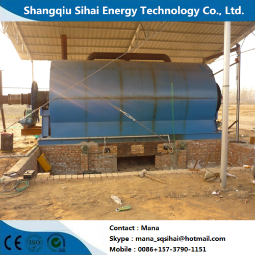 Circulating Waste Rubber to Fuel Oil Pyrolysis Machine