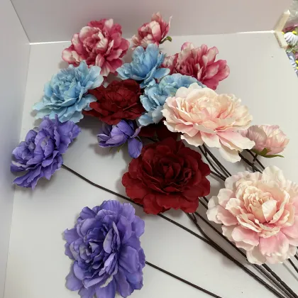 Artificial Wedding Flowers: Lotus Peony Silk Flowers for Decorations and Photoshoots