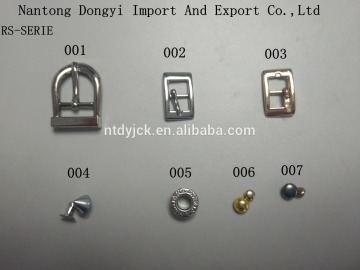 Bags shoes garments metal buckles metal rivets for shoes