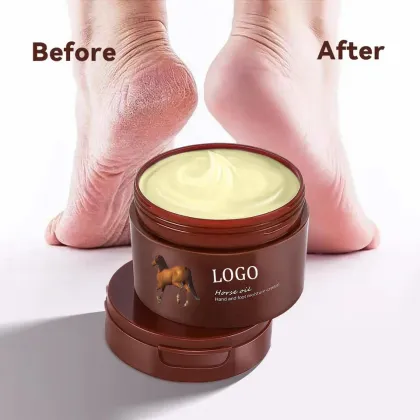 Private Label Dry Foot Crack Repair Horse Oil Hand and Foot Moisture Cream