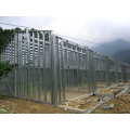 Casas pré -fabricadas Material c canal frio de aço formado