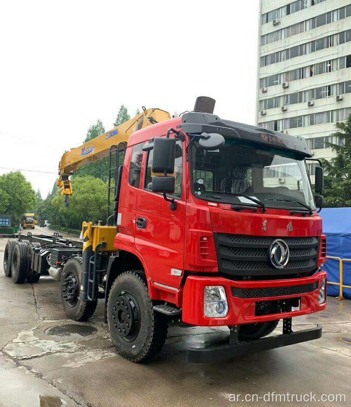 شنت Dongfeng DFL1311 8x4 16-25T شاحنة مع رافعة