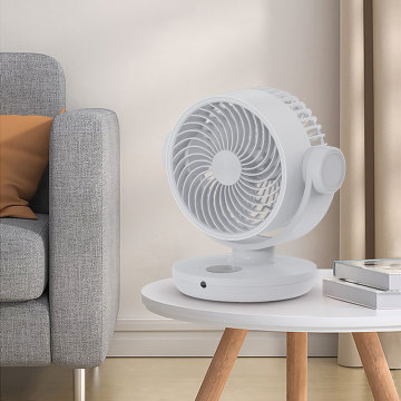 Ventilador USB eléctrico de escritorio multifuncional recargable