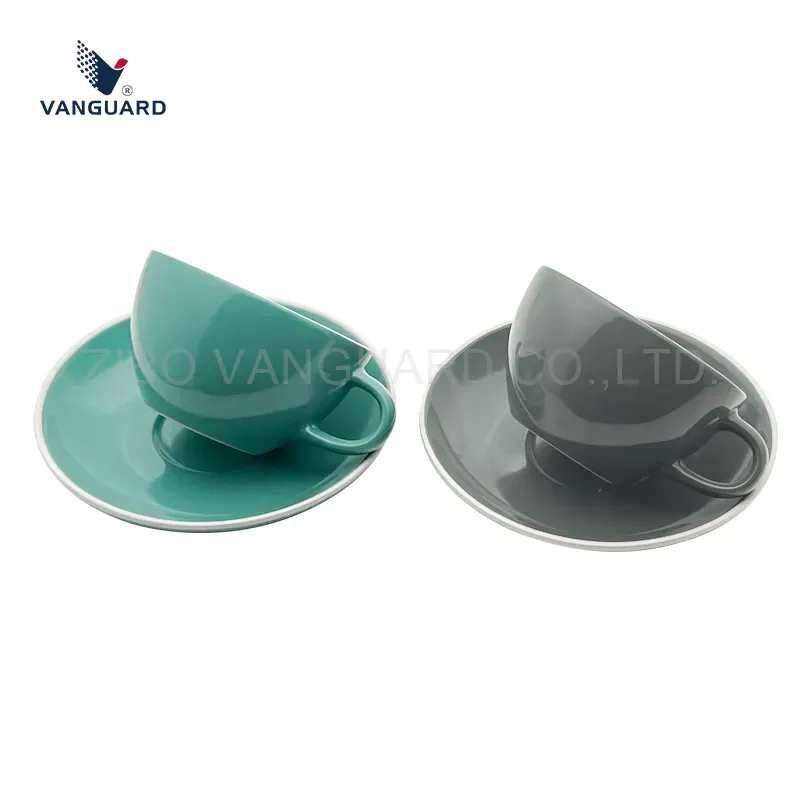 Hot Sale Fine Porcelain Cappuccino Coffee Cup Saucer Set