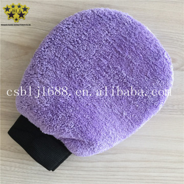 2016 most popular wholesale microfiber coral fleece best car cleaning gloves