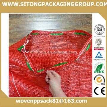 Virgin Plastic mesh union bag with drawing
