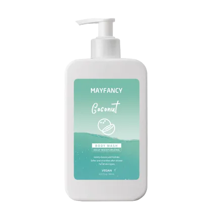 tropical coconut body wash for replenishing the skin