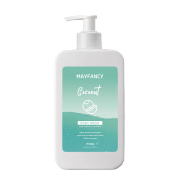 tropical coconut body wash for replenishing the skin