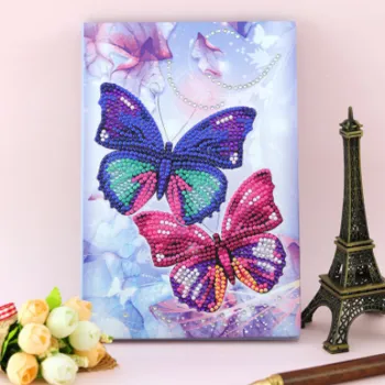 Hotsale DIY Shaped Diamond Painting Flower Rose Notebook
